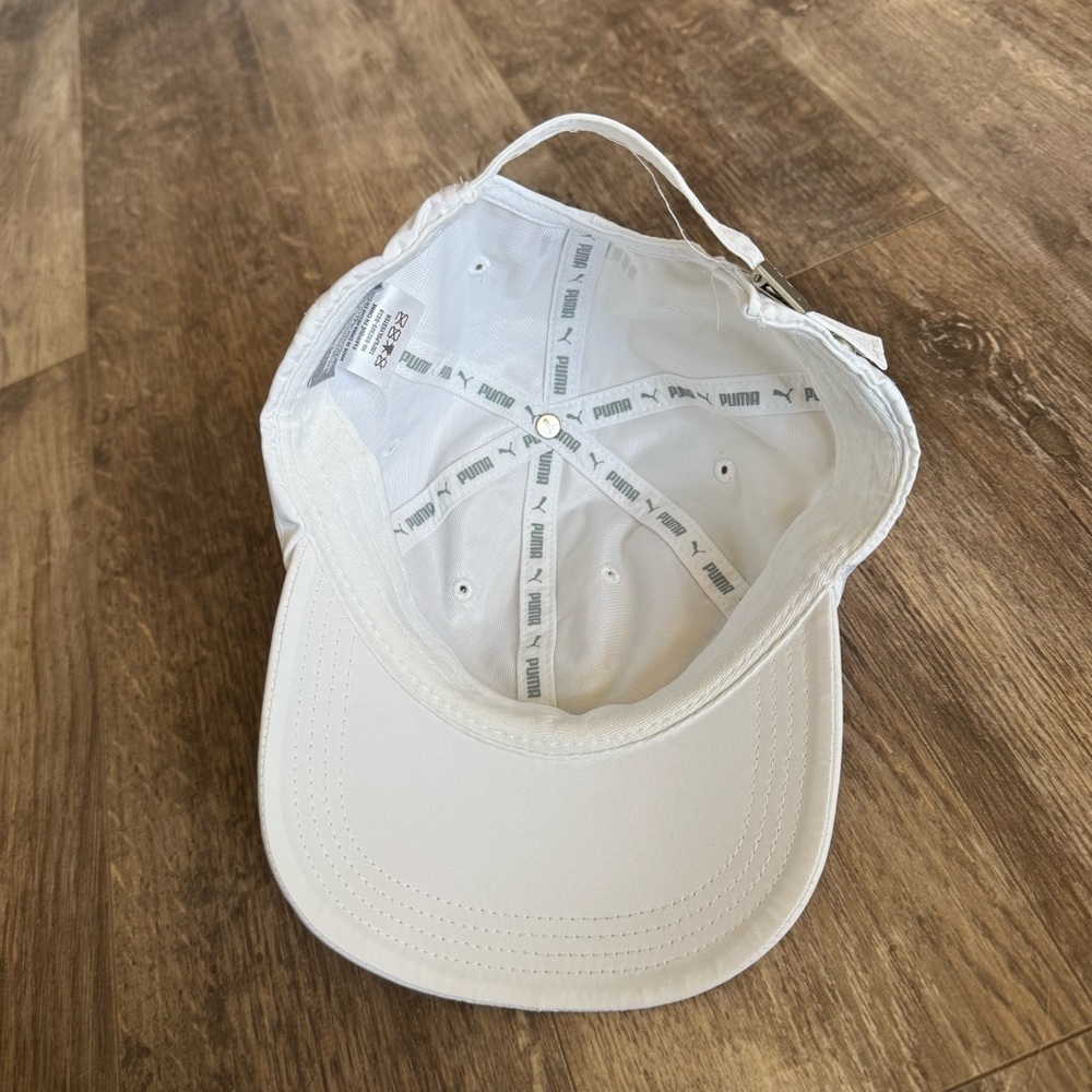 Like new! Athletic White Puma Baseball Hat - Picture 4 of 6